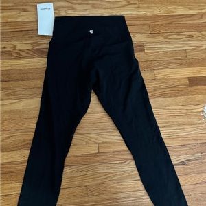 Black Lululemon Align Leggings 28”  - Size 6 with tags